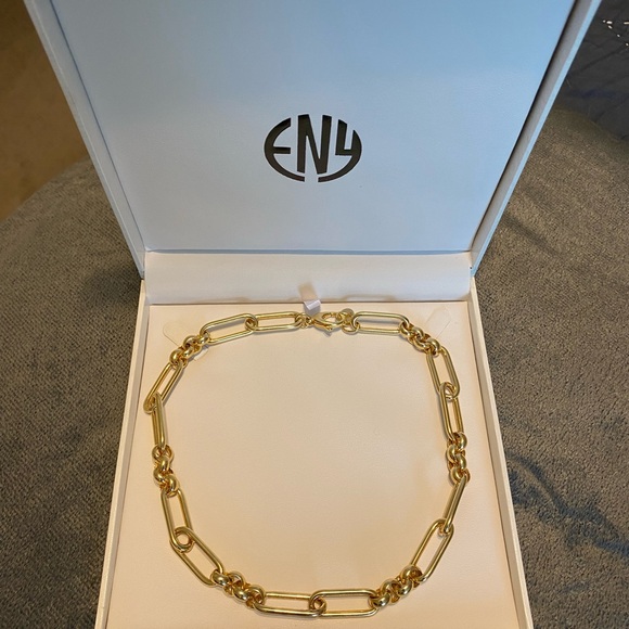 EFFY ENY 14K Goldplated Paperclip Necklace - Picture 6 of 12